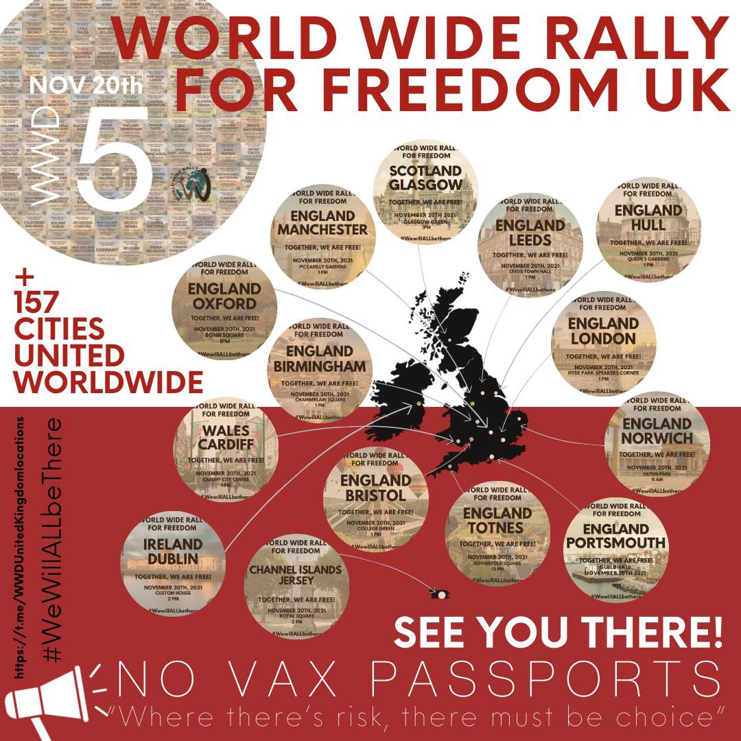 World Wide Rally For Freedom 20th November 2021